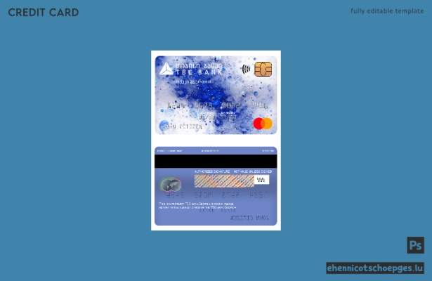 Georgia TBC Bank Mastercard – Beispielvorschau